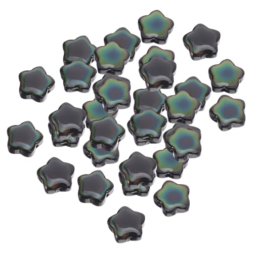 WRITWAA 30 Stück Farbwechselnde Sternperlen mit Großen Löchern aus Glas Temperaturempfindliche Fünfzackige Spacer Charms für Schmuckherstellung DIY Armbänder Halsketten und Ohrringe WRITWAA 30 Stück Farbwechselnde Sternperlen mit Großen Löchern aus Glas Temperaturempfindliche Fünfzackige Spacer Charms für Schmuckherstellung DIY Armbänder Halsketten und Ohrringe von WRITWAA