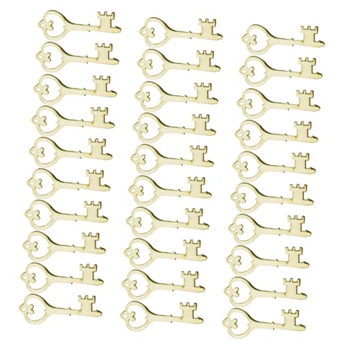 WRITWAA 30 Stück Teiliges Holzschlüssel Holzanhänger Holzscheiben zum Basteln Dekoration DIY Zubehör für Fenster Wand Weihnachtsdeko Holzmaterial Sicher Langlebig WRITWAA 30 Stück Teiliges Holzschlüssel Holzanhänger Holzscheiben zum Basteln Dekoration DIY Zubehör für Fenster Wand Weihnachtsdeko Holzmaterial Sicher Langlebig von WRITWAA