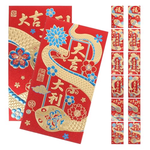 WRITWAA 36 Stück 2025 Frühlingsfest Roter Umschlag Neujahr Roter Umschlag Rotes Päckchen Hochzeit Chinesisches Neujahr Hongbao Chinesisches Rotes Päckchen Neujahrsgeldumschläge Hochzeit WRITWAA 36 Stück 2025 Frühlingsfest Roter Umschlag Neujahr Roter Umschlag Rotes Päckchen Hochzeit Chinesisches Neujahr Hongbao Chinesisches Rotes Päckchen Neujahrsgeldumschläge Hochzeit von WRITWAA