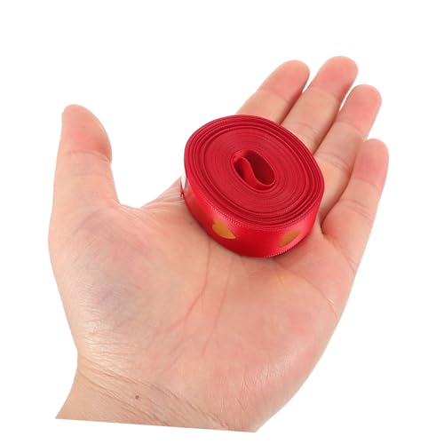 WRITWAA 4 Rollen Herzband für Basteln Vielseitig Einsetzbares Geschenkband in Rot Schwarz Weinrot Beige für Valentinstag Blumensträuße Geschenkverpackung Wiederverwendbar Robust WRITWAA 4 Rollen Herzband für Basteln Vielseitig Einsetzbares Geschenkband in Rot Schwarz Weinrot Beige für Valentinstag Blumensträuße Geschenkverpackung Wiederverwendbar Robust von WRITWAA