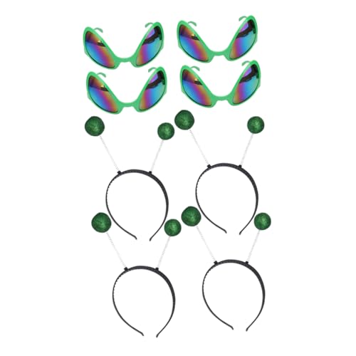WRITWAA 4 Sätze Feiertagspartybrille aus Band Untertasse Mann Kopfschmuck LED Untertasse Mann Brille süße Stirnbänder Festival-Kopfschmuck Festival-Accessoires Plastik Grün Zufällige Farbe WRITWAA 4 Sätze Feiertagspartybrille aus Band Untertasse Mann Kopfschmuck LED Untertasse Mann Brille süße Stirnbänder Festival-Kopfschmuck Festival-Accessoires Plastik Grün Zufällige Farbe von WRITWAA