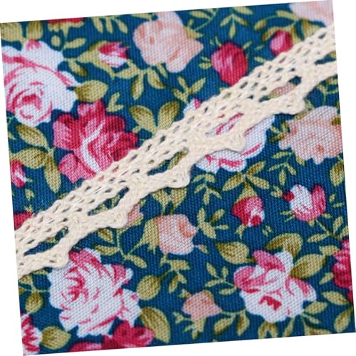 WRITWAA 4 Stück Dokumentenmappe mit Floralem Muster Filzmaterial Blau Dunkelblau Leichter Büroorganizer mit Druckknopf für Zuhause und Geschäftsanwendungen von WRITWAA