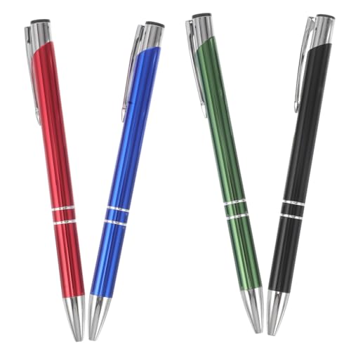 WRITWAA 4 Stück Kugelschreiber Aus Metall Geschäftskugelschreiber Für Männer Stifte Signaturstift Büromaterial Für Frauen von WRITWAA