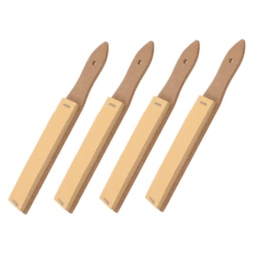 WRITWAA 4 Stück Sandpapier Bleistiftspitzer für Zeichnen und Skizzieren Langlebiges Schleifbrett für Künstler Geeignet für Pastellstifte Präzises Spitzen für Feine Details von WRITWAA