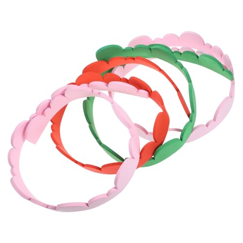 WRITWAA 4 Stück Teiliges Wellenförmiges Schaumstoff dekorationsset für Klassenzimmer Pinnwandrahmen Wasserfest Leicht Vielseitig Einsetzbar für Tafel Tür und Fenster Farblich Abgestimmt von WRITWAA