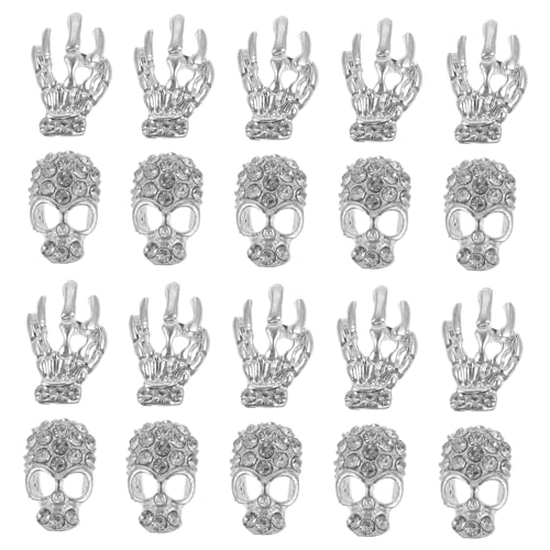 WRITWAA 40 Stück Teiliges Nagelkunst mit Bunten Glitzern Maniküre Nagelspitzen Sticker aus Langlebigem Vielseitig für Nägel Handy Laptop für Halloween und Karneval Dekoration WRITWAA 40 Stück Teiliges Nagelkunst mit Bunten Glitzern Maniküre Nagelspitzen Sticker aus Langlebigem Vielseitig für Nägel Handy Laptop für Halloween und Karneval Dekoration von WRITWAA