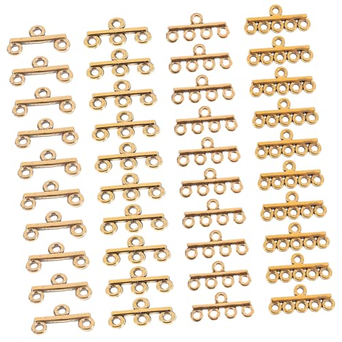 WRITWAA 40 Stück Teiliges Schmuckverschluss Langlebiger Legierung DIY Kettenverbinder für Halsketten und Armbänder Praktische Verschlüsse in Antikem Gold Geeignet für Schmuckherstellung WRITWAA 40 Stück Teiliges Schmuckverschluss Langlebiger Legierung DIY Kettenverbinder für Halsketten und Armbänder Praktische Verschlüsse in Antikem Gold Geeignet für Schmuckherstellung von WRITWAA