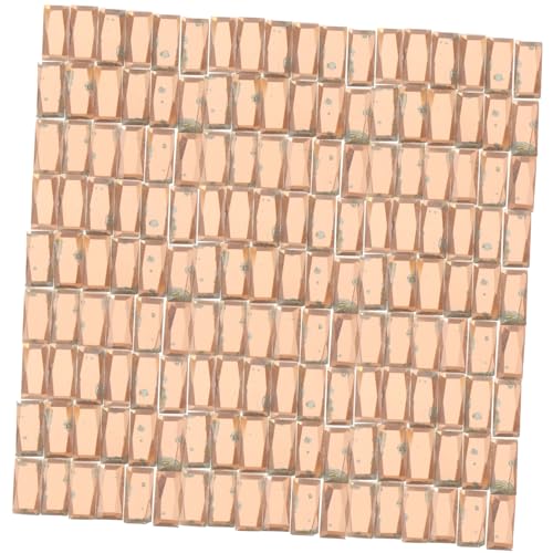 WRITWAA 400 Stück Glaskristalllinse Herstellung Strasssteine kristallglas dekoration party DIY crafts jewellery accessories kristall edelsteine ​​dekoration Strasssteinsteine Golden von WRITWAA