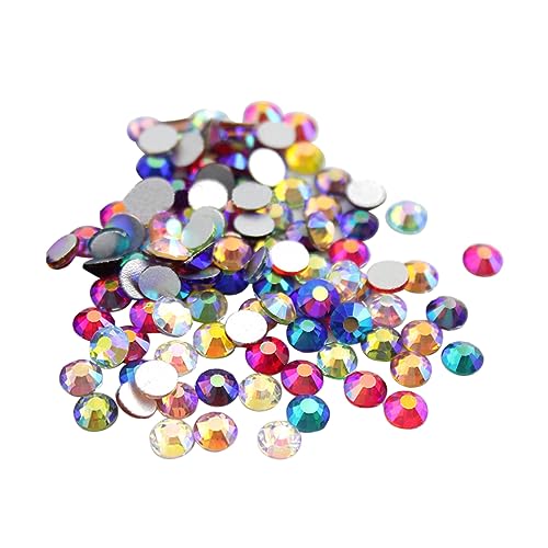 WRITWAA 4000Stücke Nagelsteine Für Nagelkunst Nageldekorationen DIY Maniküre Zubehör Für Nagelkunst Und Gestaltung Beutel Gemischte Farben von WRITWAA