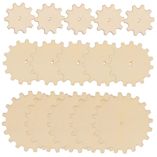 WRITWAA 45 Stück Unbehandelte Holzkreise Holzmaschinenzahnräder Naturholzscheiben Mit Löchern Holzzahnradbaugruppen Zahnräder Basteln Unbehandelte Naturholzscheiben WRITWAA 45 Stück Unbehandelte Holzkreise Holzmaschinenzahnräder Naturholzscheiben Mit Löchern Holzzahnradbaugruppen Zahnräder Basteln Unbehandelte Naturholzscheiben von WRITWAA