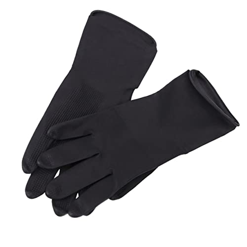 WRITWAA 5 Paare Wasserdichte Anti-Rutsch-Handschuhe Wiederverwendbare Friseurhandschuhe Schutz muss Werkzeug Rosa Latexhandschuhe klein Handschuhe für Haarfärbemittel Black WRITWAA 5 Paare Wasserdichte Anti-Rutsch-Handschuhe Wiederverwendbare Friseurhandschuhe Schutz muss Werkzeug Rosa Latexhandschuhe klein Handschuhe für Haarfärbemittel Black von WRITWAA