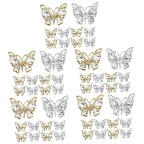 WRITWAA 5 Sätze Bohrer Für Nagelschmuck Schmetterling Nagelcharme Nageldekorationen Für Nagelkunst Nagelanhänger Süß Nagelkunst Schmetterling Nagel Charms Trendy Legierung 10 Stück * 5 WRITWAA 5 Sätze Bohrer Für Nagelschmuck Schmetterling Nagelcharme Nageldekorationen Für Nagelkunst Nagelanhänger Süß Nagelkunst Schmetterling Nagel Charms Trendy Legierung 10 Stück * 5 von WRITWAA