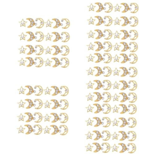 WRITWAA 5 Sätze Charms Dekorative Nagelkunst Ornamente Funkelnde Stern Und Mond Motive Für Nail Art Zubehör Für Diy Nageldesigns 30 Stück * 5 WRITWAA 5 Sätze Charms Dekorative Nagelkunst Ornamente Funkelnde Stern Und Mond Motive Für Nail Art Zubehör Für Diy Nageldesigns 30 Stück * 5 von WRITWAA