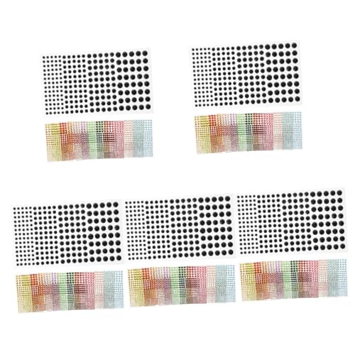 WRITWAA 5 Sätze Diamantaufkleber Festival Reize Edelsteine für Das Gesicht Klebstoff Machen Unikal Wundrrschön Make-up-gesichtsjuwelen Gesichtsschmuck Zum Schminken Acryl 12 Blätter * 5 WRITWAA 5 Sätze Diamantaufkleber Festival Reize Edelsteine für Das Gesicht Klebstoff Machen Unikal Wundrrschön Make-up-gesichtsjuwelen Gesichtsschmuck Zum Schminken Acryl 12 Blätter * 5 von WRITWAA