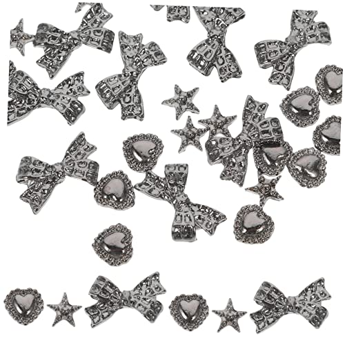 WRITWAA 5 Sätze Nagelzubehör Nageldesign Uv Nagel-kit Finger Fälschung Für Nägel Herstellung Nagelkunst Nageldekor Eincremehilfe Vintage-deko Dekoration Legierung Silver 30 Stück * 5 WRITWAA 5 Sätze Nagelzubehör Nageldesign Uv Nagel-kit Finger Fälschung Für Nägel Herstellung Nagelkunst Nageldekor Eincremehilfe Vintage-deko Dekoration Legierung Silver 30 Stück * 5 von WRITWAA
