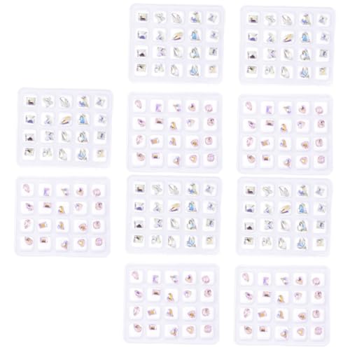 WRITWAA 5 Sätze Spezielles Diamant -set Nail-art-handwerk Nagel Lieferungen Strasssteine für Nägel Polieren Strasssteine für Die Nägel Maniküre-charme Plastik Bunt 40 Stück * 5 WRITWAA 5 Sätze Spezielles Diamant -set Nail-art-handwerk Nagel Lieferungen Strasssteine für Nägel Polieren Strasssteine für Die Nägel Maniküre-charme Plastik Bunt 40 Stück * 5 von WRITWAA