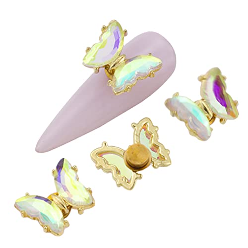 WRITWAA 5 Stück Rotierende Schmetterlingspanzerdekoration Zubehör Spitze Reiz Nagel Charms für Schmetterlinge nageln Strasssteine Strassnägel Nageldekoration Schmetterlingsnägel Legierung WRITWAA 5 Stück Rotierende Schmetterlingspanzerdekoration Zubehör Spitze Reiz Nagel Charms für Schmetterlinge nageln Strasssteine Strassnägel Nageldekoration Schmetterlingsnägel Legierung von WRITWAA