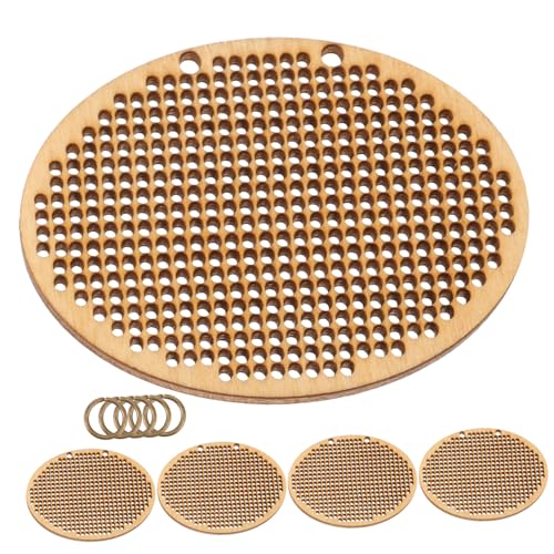 WRITWAA 5 Stück Teiliges Holzornament Blanks Kreuzstich Holzchips Oval mit Zwei Löchern Glatte Oberfläche Langlebig für DIY Schmuckanhänger Lesezeichen Handgefertigte Bastelprojekte WRITWAA 5 Stück Teiliges Holzornament Blanks Kreuzstich Holzchips Oval mit Zwei Löchern Glatte Oberfläche Langlebig für DIY Schmuckanhänger Lesezeichen Handgefertigte Bastelprojekte von WRITWAA