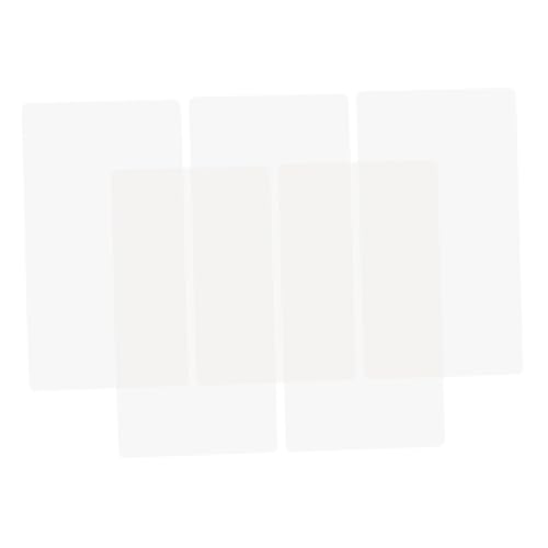 WRITWAA 5 Stück Teiliges Transparente PVC Schablonenmatten Wiederverwendbare Bastelunterlage für Vereinfacht Robustes Zeichenpad Zubehör für Kreative Projekte WRITWAA 5 Stück Teiliges Transparente PVC Schablonenmatten Wiederverwendbare Bastelunterlage für Vereinfacht Robustes Zeichenpad Zubehör für Kreative Projekte von WRITWAA