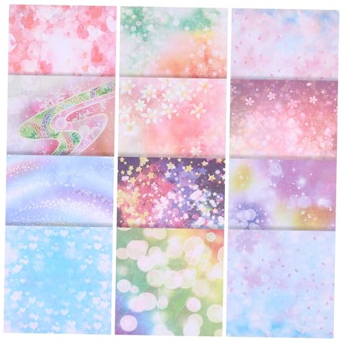 WRITWAA 50 Blatt Buntes Doppelseitiges Origami papier Pastellfarben Dicke Glatte Bastelpapiere für Erwachsene DIY Kunsthandwerk Falten Quadratische Origami für Schule und Büro von WRITWAA