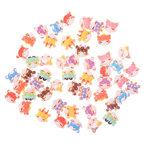 WRITWAA 50 Stück DIY Nagelkunst Aufkleber Bubble Maniküre Dekorationen Resin Nail Art Zubehör für Nageldesigns und Maniküre WRITWAA 50 Stück DIY Nagelkunst Aufkleber Bubble Maniküre Dekorationen Resin Nail Art Zubehör für Nageldesigns und Maniküre von WRITWAA