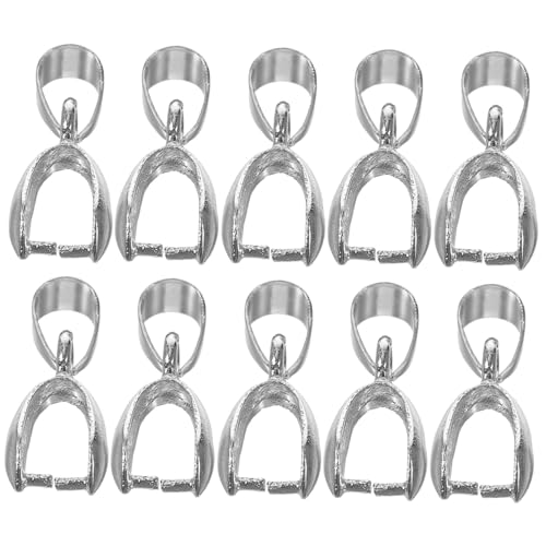 WRITWAA 50 Stück DIY Schmuck Anhängerverbinder Klappverschluss Weiß K für Halsketten Armbänder Basteln Perlen Anhänger Zubehör WRITWAA 50 Stück DIY Schmuck Anhängerverbinder Klappverschluss Weiß K für Halsketten Armbänder Basteln Perlen Anhänger Zubehör von WRITWAA