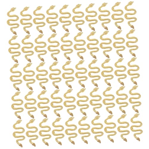 WRITWAA 50 Stück Metal Snake Nail Charms Retro Schlangen Dekorationen Einfache Anwendung für Nagelkunst für Diy Projekte und Besondere Anlässe Hochwertige Metallverarbeitung WRITWAA 50 Stück Metal Snake Nail Charms Retro Schlangen Dekorationen Einfache Anwendung für Nagelkunst für Diy Projekte und Besondere Anlässe Hochwertige Metallverarbeitung von WRITWAA