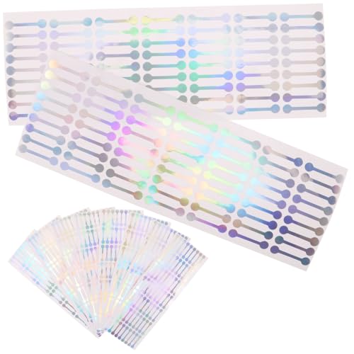 WRITWAA 500 Stück Selbstklebende Pvc siegelaufkleber in Silber für Kosmetische Flaschen Manipulationssicher Vielseitig Einsetzbar zur Verpackung von Schönheitsprodukten und Ölbüchsen von WRITWAA