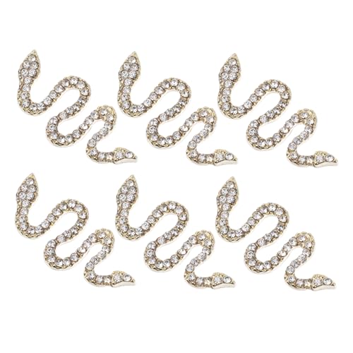 WRITWAA 6 Stück Nagel Charms Nagelkunst Dekoration Nagelkunst Charms Schillernde DIY Nagel Dekoration Strasssteine Für Nägel Schlangen Nagelkristalle Nagelornament Kleine WRITWAA 6 Stück Nagel Charms Nagelkunst Dekoration Nagelkunst Charms Schillernde DIY Nagel Dekoration Strasssteine Für Nägel Schlangen Nagelkristalle Nagelornament Kleine von WRITWAA