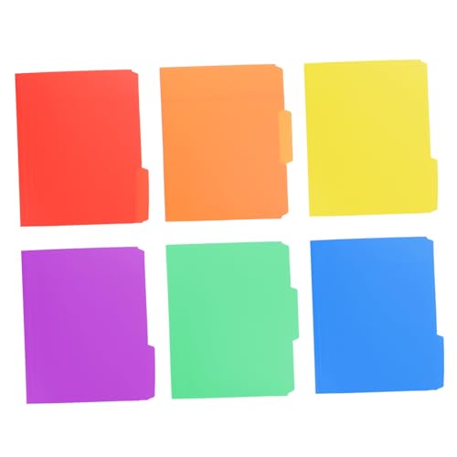 WRITWAA 6 Stück Teiliges Prüfungsordner aus Stabilem Kunststoff Leichter Dokumentenhalter für Schule Büro Konferenzen Praktischer Papierorganizer Tragbar und Platzsparend Vielseitig von WRITWAA