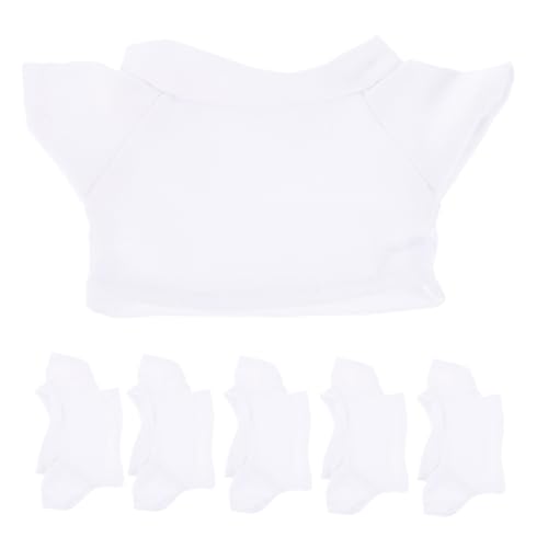 WRITWAA 6 Stück Teiliges Puppen t Shirt aus Weichem Baumwollstoff Austauschbare und Langlebige Bärenkostüme für Kleine Kuscheltiere und Puppen Detailreich Gefertigte Puppenkleidung WRITWAA 6 Stück Teiliges Puppen t Shirt aus Weichem Baumwollstoff Austauschbare und Langlebige Bärenkostüme für Kleine Kuscheltiere und Puppen Detailreich Gefertigte Puppenkleidung von WRITWAA