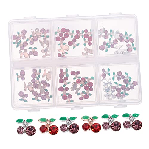 WRITWAA 60 Stück Nailart-accessoires Mit Strasssteinen Nagelbolzen Formen Kirsche Nagelstecker Uv Obst Rosa Nagel Edelsteine bolzen Nagel Charms Reiz Für Nägel Legierung WRITWAA 60 Stück Nailart-accessoires Mit Strasssteinen Nagelbolzen Formen Kirsche Nagelstecker Uv Obst Rosa Nagel Edelsteine bolzen Nagel Charms Reiz Für Nägel Legierung von WRITWAA