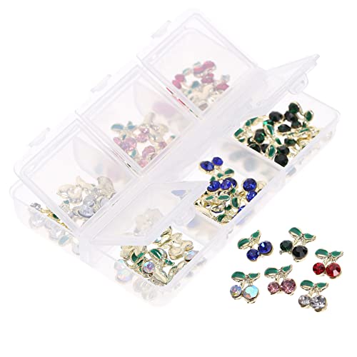 WRITWAA 60 Stück Strasszubehör Nagel Strasssteine Edelsteine Dekorationen Kristalle für Nägel Kirsche Strass Kirschanhänger Legierung WRITWAA 60 Stück Strasszubehör Nagel Strasssteine Edelsteine Dekorationen Kristalle für Nägel Kirsche Strass Kirschanhänger Legierung von WRITWAA
