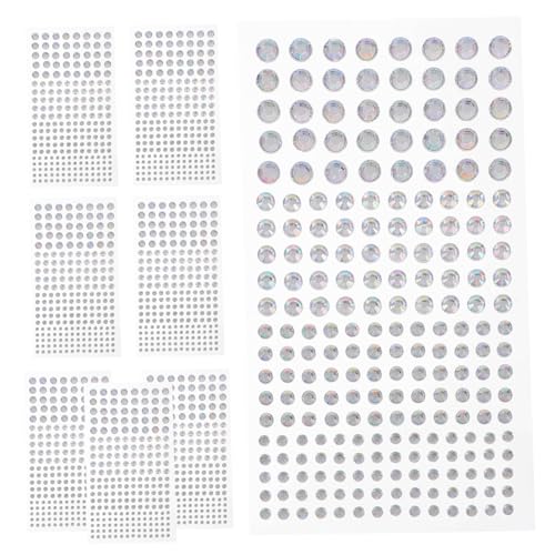 WRITWAA 8 Blatt Selbstklebende Gesicht Strasssteine Glitzersteine für DIY Make up Karneval Festival Schmuck Aufkleber für Haut und Accessoires WRITWAA 8 Blatt Selbstklebende Gesicht Strasssteine Glitzersteine für DIY Make up Karneval Festival Schmuck Aufkleber für Haut und Accessoires von WRITWAA