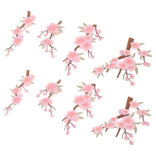 WRITWAA 8 Stück Gestickter Stoffaufnäher Blumenblumen dekorative Anwendung süße Applikationen zum Aufnähen gestickte Motivapplikation Kleiderverzierungen Blütenflächen -Applikationen Rosa WRITWAA 8 Stück Gestickter Stoffaufnäher Blumenblumen dekorative Anwendung süße Applikationen zum Aufnähen gestickte Motivapplikation Kleiderverzierungen Blütenflächen -Applikationen Rosa von WRITWAA