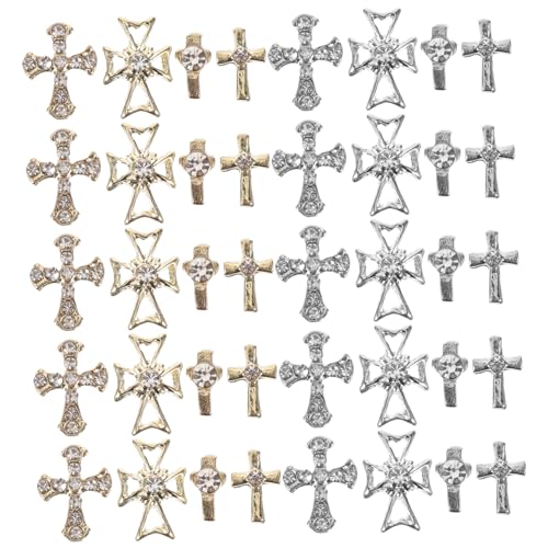 WRITWAA 80 Stück Legierungsknotenschmuck Nagel Kreuz Charms Nägel Charme Nagelstein Kreuznagelperlen strasssteine für nägel nail decoration Zaubernägel Nagel Strasssteine und Charms WRITWAA 80 Stück Legierungsknotenschmuck Nagel Kreuz Charms Nägel Charme Nagelstein Kreuznagelperlen strasssteine für nägel nail decoration Zaubernägel Nagel Strasssteine und Charms von WRITWAA