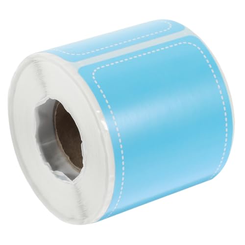 WRITWAA Abnehmbare Wasserdichte Schwarze Schreibbare PVC Klebeetiketten Wiederverwendbare Klassifizierungsaufkleber für Haushalt Kleidung Geschenkverpackung Vielseitige Blanko von WRITWAA