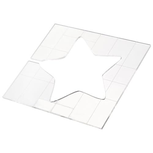 WRITWAA Acryl Quiltschablone Stern Langlebige Stabile Näh Patchworkvorlage für Präzises Schneiden Vielseitiges DIY Quilten Stickerei Zubehör für Kreative Handarbeiten WRITWAA Acryl Quiltschablone Stern Langlebige Stabile Näh Patchworkvorlage für Präzises Schneiden Vielseitiges DIY Quilten Stickerei Zubehör für Kreative Handarbeiten von WRITWAA
