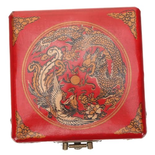 WRITWAA Antike Chinesische Holz Schmuckschatulle Vintage Aufbewahrungsbox mit Rustikalem Design für Ringe Ohrringe Halsketten Praktische Schmuckbox als und Dekoration WRITWAA Antike Chinesische Holz Schmuckschatulle Vintage Aufbewahrungsbox mit Rustikalem Design für Ringe Ohrringe Halsketten Praktische Schmuckbox als und Dekoration von WRITWAA