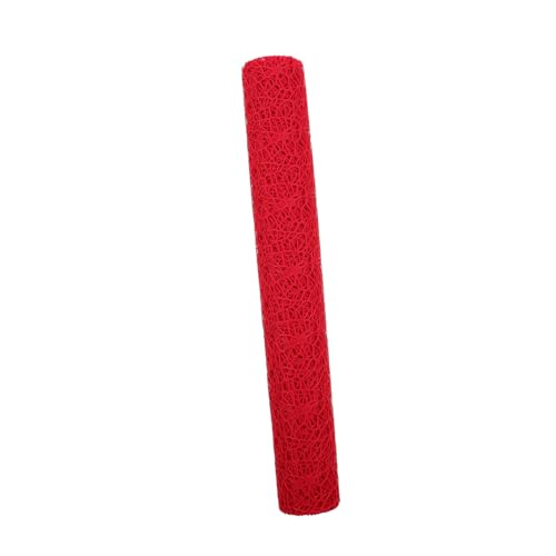 WRITWAA Blumenverpackung Netzstoff Rot Geschenkband Für Blumenstrauß Verpackung Floristen Geschenkpapier Dekostoff Leicht Zuschneidbar Hochwertiges Packmaterial von WRITWAA
