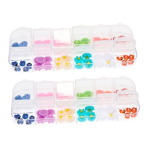 WRITWAA Charms Boxen DIY Zubehör Für Nagelkunst Exquisite Dekorationen Für Nageldesigns Für Nagelkunstliebhaber von WRITWAA