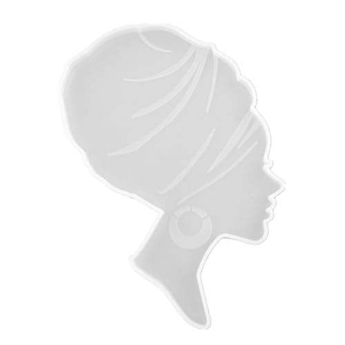 WRITWAA Crystal Epoxy Silikonform für Untersetzer mit Unregelmäßiger Lady kopf form DIY Gießform für Epoxidharz Robustes Material Leicht und Kompakt für Kreative Handwerksprojekte und WRITWAA Crystal Epoxy Silikonform für Untersetzer mit Unregelmäßiger Lady kopf form DIY Gießform für Epoxidharz Robustes Material Leicht und Kompakt für Kreative Handwerksprojekte und von WRITWAA