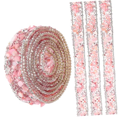 WRITWAA Cuttable Kostüm strassband Selbstklebendes Verschleißfestes DIY Dekoband mit Weißen und Pinken Kristallen Multifunktionale Bastelborte für Kleidung Taschen Schuhe und Partydeko WRITWAA Cuttable Kostüm strassband Selbstklebendes Verschleißfestes DIY Dekoband mit Weißen und Pinken Kristallen Multifunktionale Bastelborte für Kleidung Taschen Schuhe und Partydeko von WRITWAA