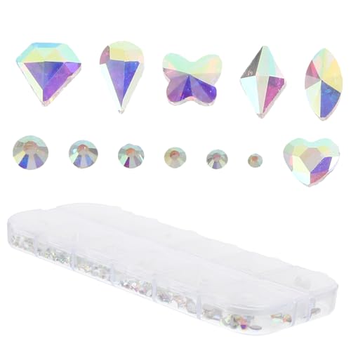 WRITWAA DIY Fächer mit Flachen Rückseiten Glitzersteinen für Nail Art für Bastelarbeiten Glamouröse Designs und Persönliche Dekorationen WRITWAA DIY Fächer mit Flachen Rückseiten Glitzersteinen für Nail Art für Bastelarbeiten Glamouröse Designs und Persönliche Dekorationen von WRITWAA