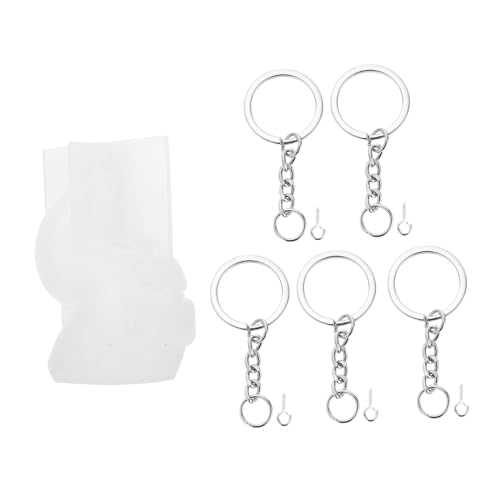 WRITWAA DIY Silikonform Oktopus Schlüsselanhänger Gießform für Epoxidharz Schmuckherstellung Kreative Bastelform für Individuelle Anhänger und Dekorationen von WRITWAA
