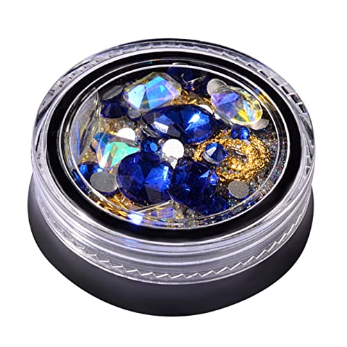 WRITWAA Diy Nagelkunst Ab Schmuckperlen Royal Blau für Funkelnde Nägel und Designs für Dekorationen WRITWAA Diy Nagelkunst Ab Schmuckperlen Royal Blau für Funkelnde Nägel und Designs für Dekorationen von WRITWAA