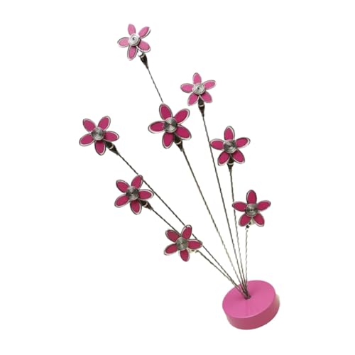 WRITWAA Edelstahl Foto Cliphalter mit Sicherem Griff Kreativer Blumen design Memo Kartenhalter für Tischdekoration für Hochzeiten Geburtstage Büro und Zuhause von WRITWAA