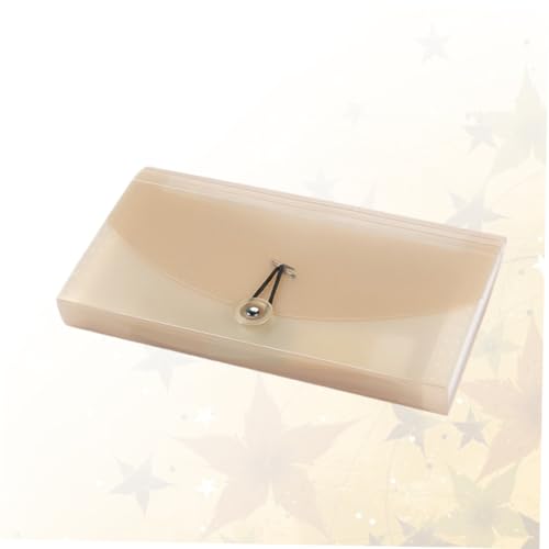 WRITWAA Erweiterbarer Pp akkordeon ordner mit Elastischem Band Wasserfester Dokumentenorganizer in Beige mit Farbigen Etiketten und Fächern für Effiziente Aktenablage im Büro und Zuhause von WRITWAA