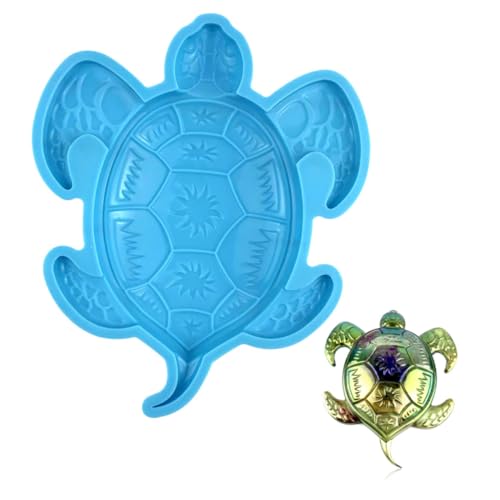 WRITWAA Flexibles Antihaft silikonform für DIY Meeresschildkröten Wandornament Design Feine Details Wiederverwendbar für Epoxidharz Bastelprojekte und Kreative Wohnraumdekoration von WRITWAA