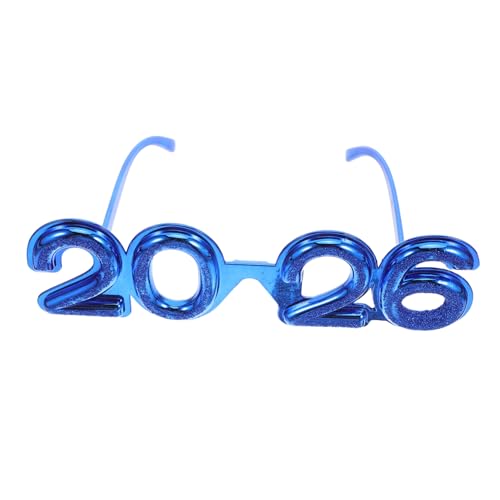 WRITWAA Glitzernde Partybrille Zahlen Design Leichtes Tragbares Neujahrs-partyzubehör für Erwachsene Fotorequisiten und Festliche Geschenkideen WRITWAA Glitzernde Partybrille Zahlen Design Leichtes Tragbares Neujahrs-partyzubehör für Erwachsene Fotorequisiten und Festliche Geschenkideen von WRITWAA